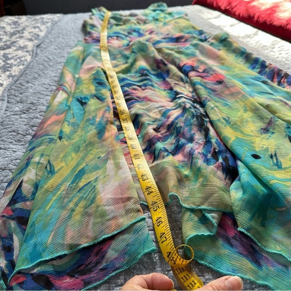 Rabbit Rabbit Rabbit Dress Asymmetrical Babydoll V-neck Drop Waist Fairy Sz 12 - Picture 14 of 14